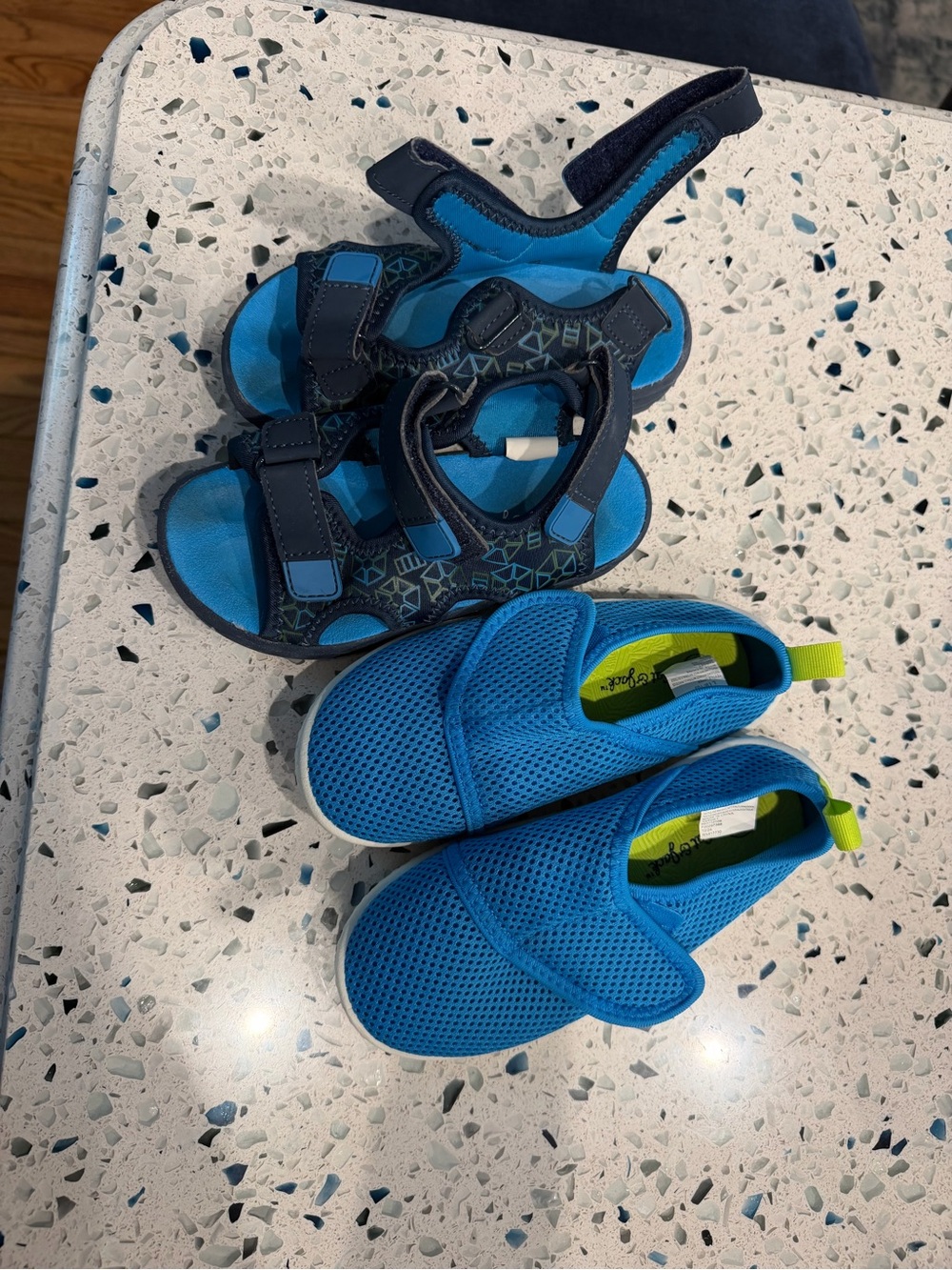 Kids Blue Sandals and Slip-On Shoes - Comfortable Everyday Pair